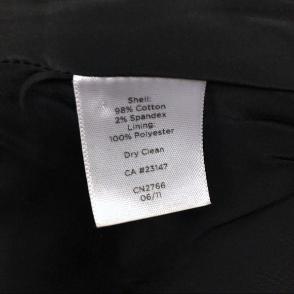 TALBOTS Jacket Blazer Kate Fit Velvet Black Stretch Equestrian Riding Size 2 - Picture 7 of 9